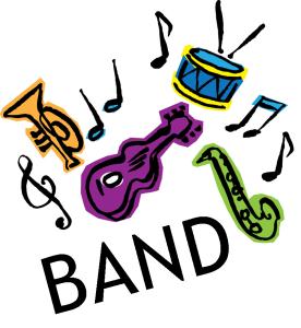 Clip art of band instruments